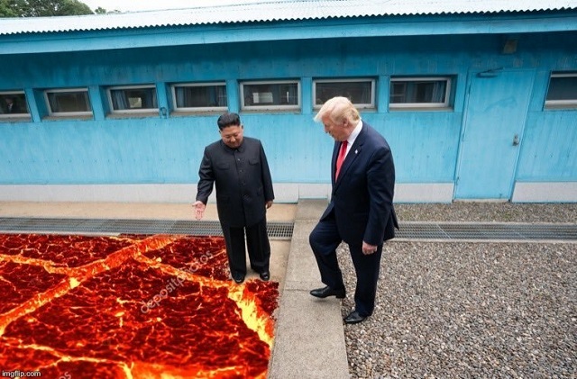 Встреча Дональда Трампа и Ким Чен Ына разлетелась на мемы