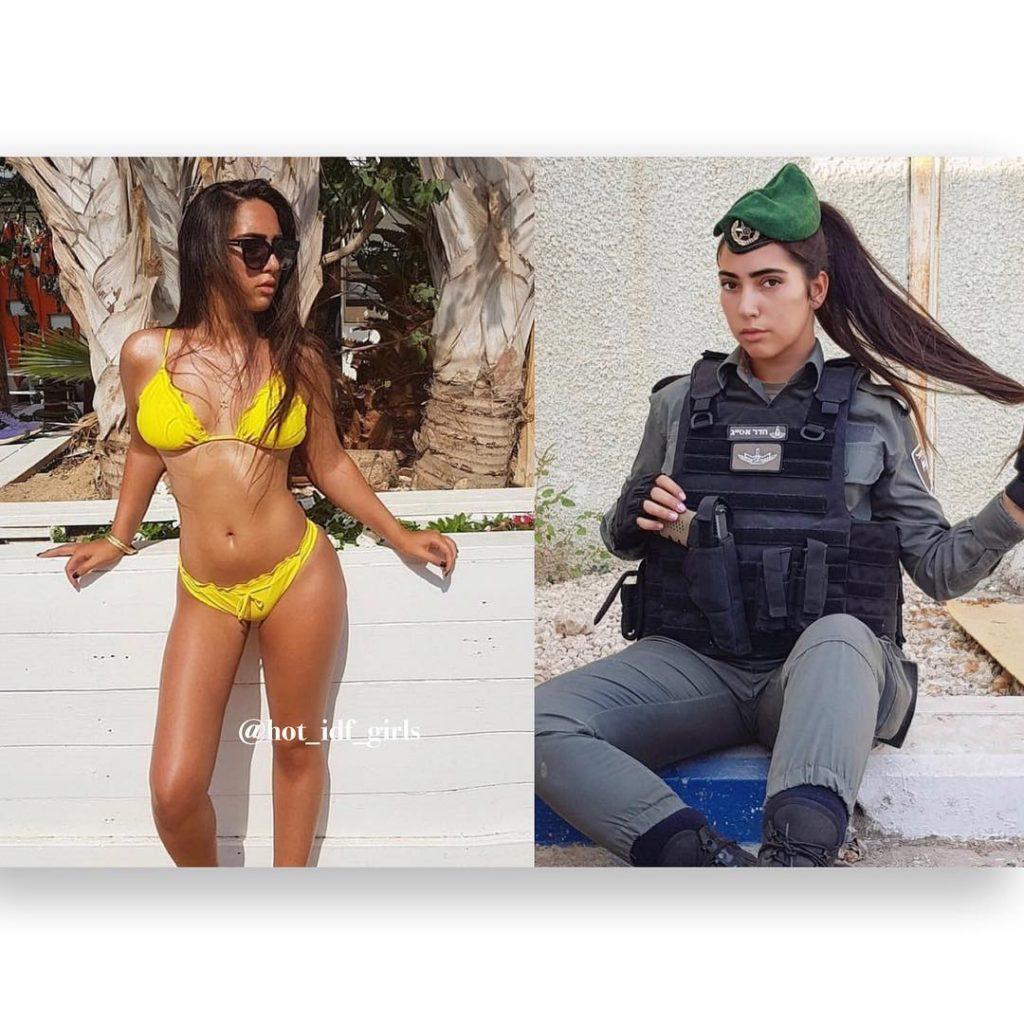 Израильские девушки-солдаты в форме и без Эротика