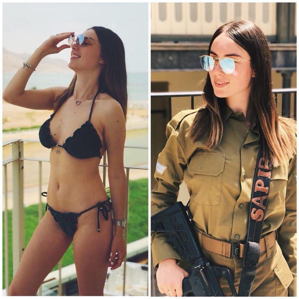 Израильские девушки-солдаты в форме и без Эротика