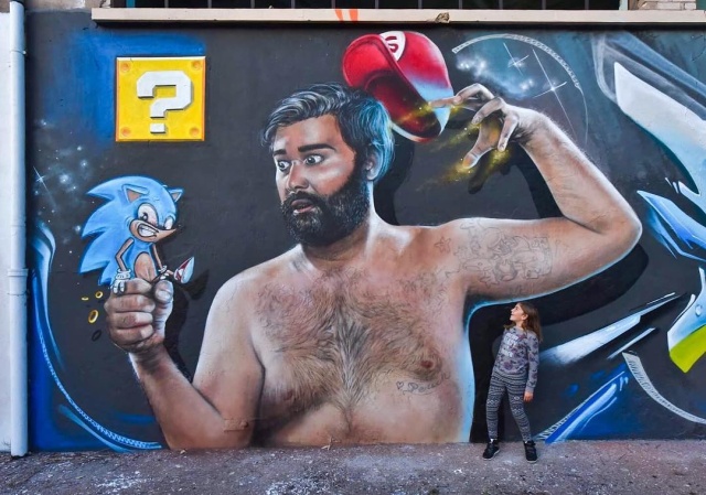 Удивительные граффити от французского мастера