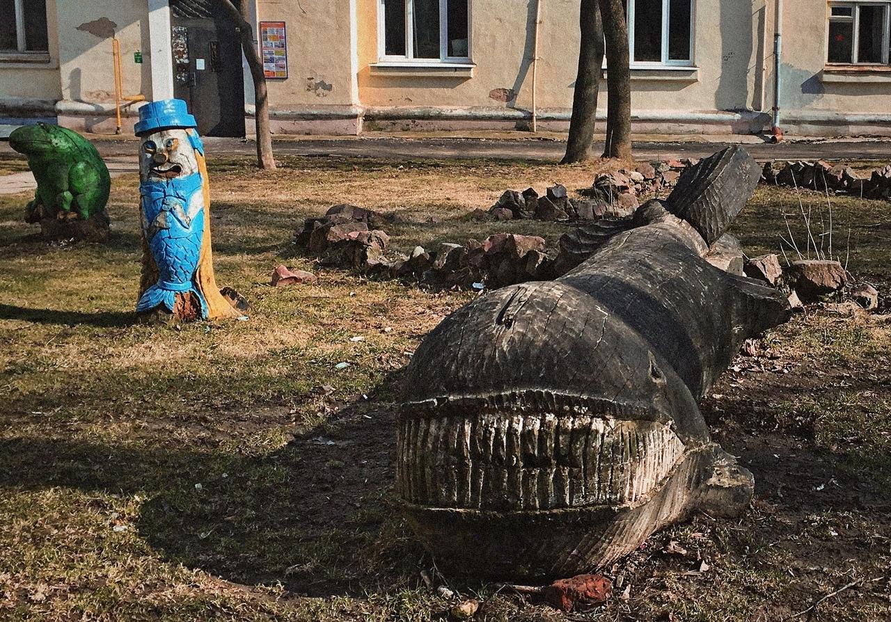 ЖКХ-арт. Новые поделки в наших дворах, сделанные летом 2019