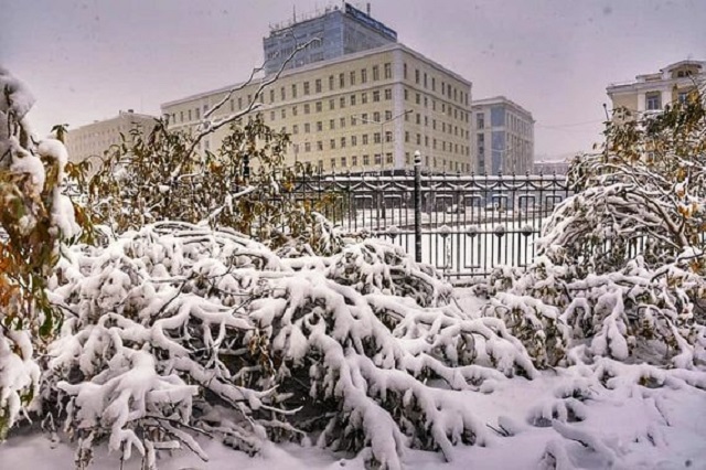 С первым снегом, Норильск!