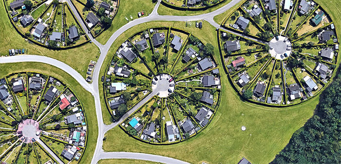 Необычный «город садов» в Дании