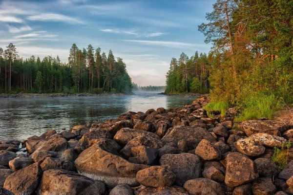 Невероятно изящные и спокойные природные пейзажи Карелии