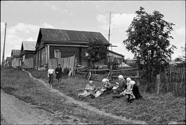 Советская деревня разное время