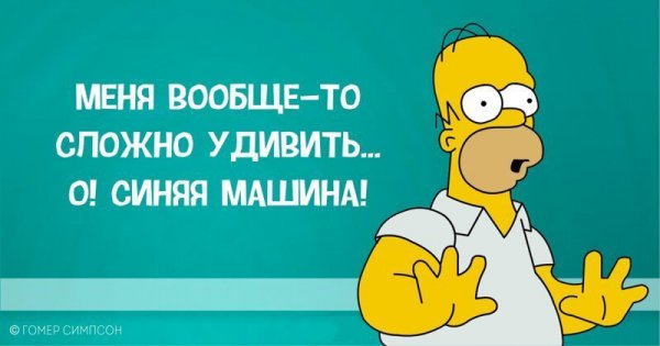 Гомер Симпсон и его фразы, наполненные сарказмом, глупостью и чем-то жёлтым