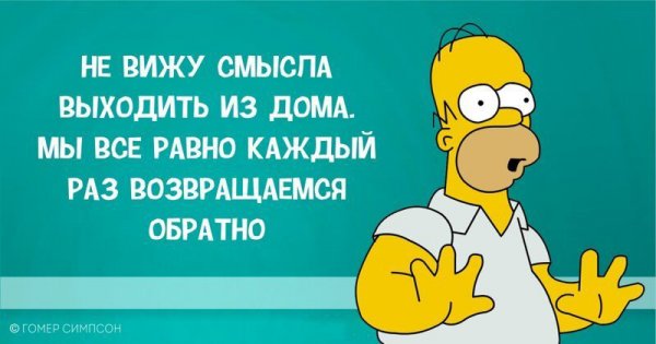 Гомер Симпсон и его фразы, наполненные сарказмом, глупостью и чем-то жёлтым