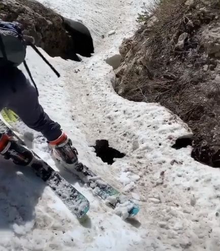 Везунчик на лыжах