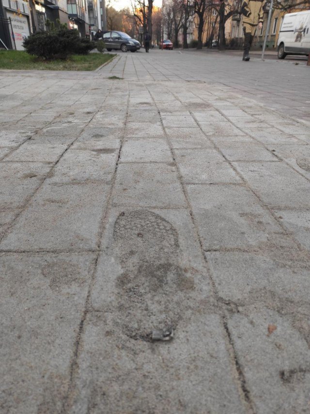 В Калининграде нашли инновационный способ укладки тротуарной плитки