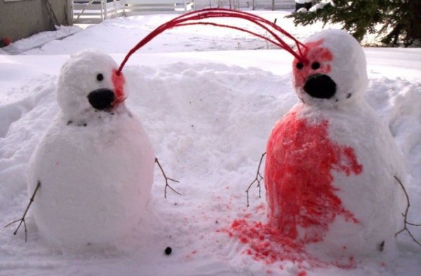 Эти "милые" снеговики