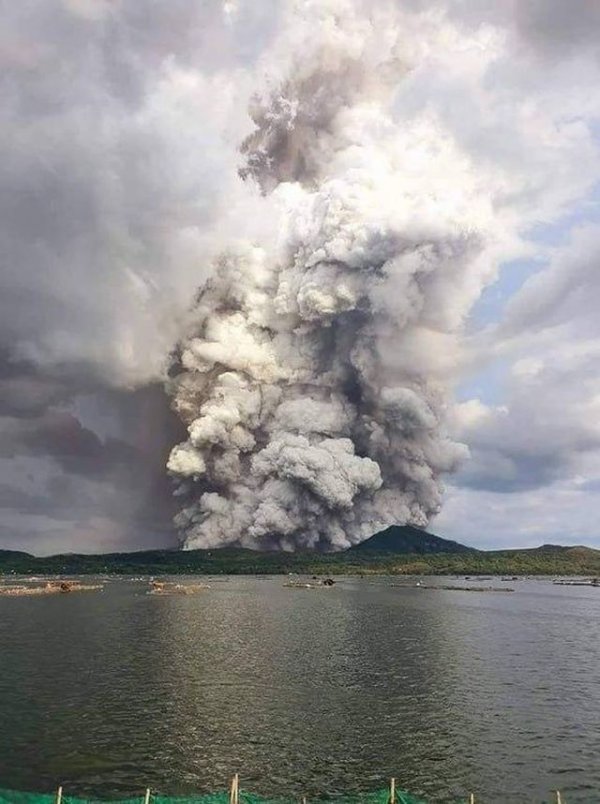 Извержение вулкана Тааль на Филиппинах Всячина