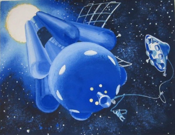 Освоение космоса в работах Геннадия Корягина Всячина