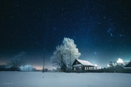 Просто красиво. Ночные деревенские фото 