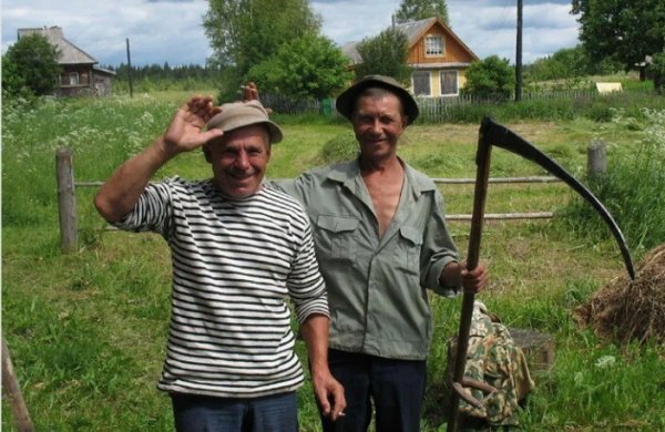 Душа народа живет, В деревне