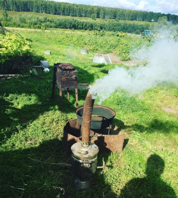 Красота и колорит русской деревни летом 