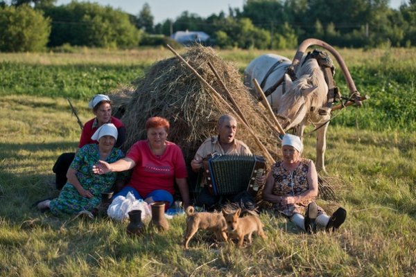 Красота и колорит русской деревни летом 