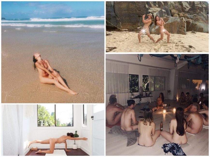 Австралийская блогерша Джесс О'Брайен пропагандирует голый образ жизни...