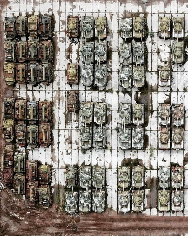 Кладбище российских танков в Сибири Всячина