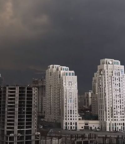 В Алматы непогода