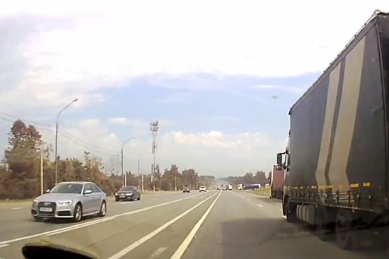 Случай на Минском шоссе в сторону Москвы