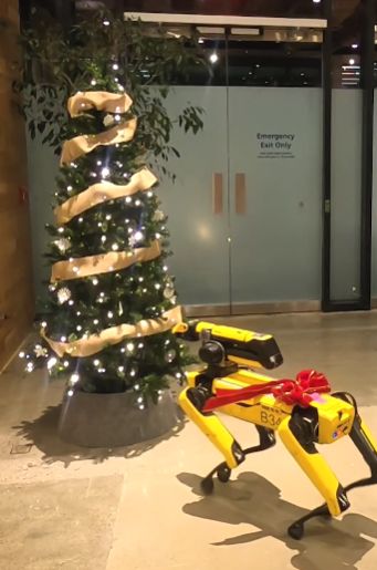 Новогоднее видео от Boston Dynamics⁠⁠