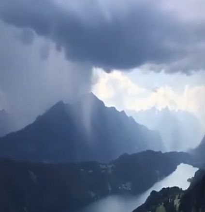 В Австрии дождь на днях прошел