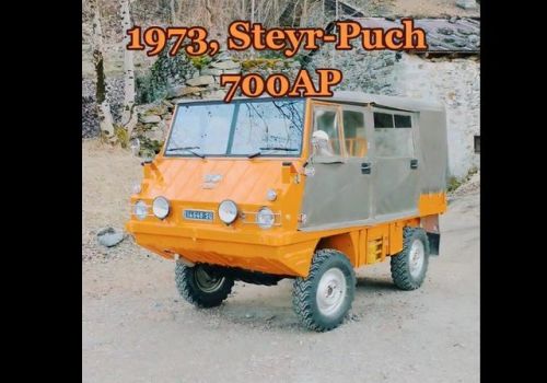 Раритетный внедорожник Steyr-Puch Haflinger 700 AP