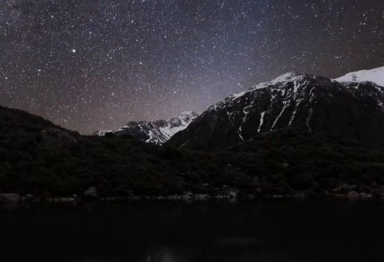 Как выглядит ночное небо без светового загрязнения