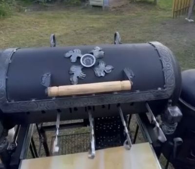 Автоматический мангал для равномерной прожарки шашлыка