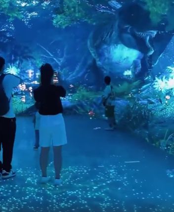 3D парк с динозаврами в Китае⁠⁠