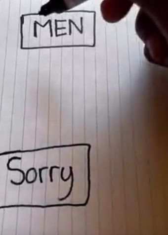 Как извиняются мужчины и женщины