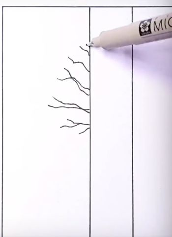 Рисуем дерево в зависимости от времени года⁠⁠