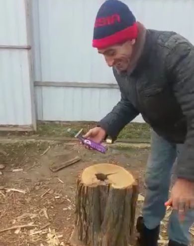 Хорошо дров накололи