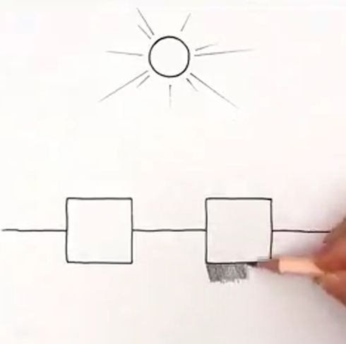 Как правильно рисовать тень