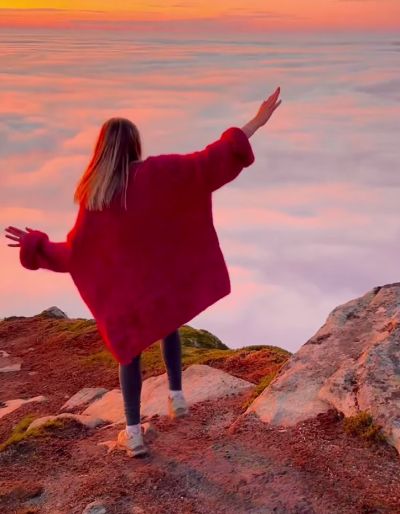 Волшебный рассвет на Лофотенских островах в Норвегии⁠⁠