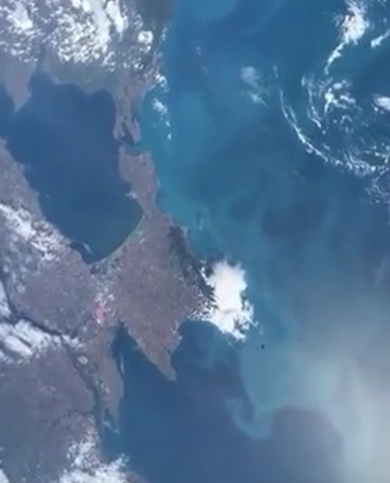 Как выглядит Крым из космоса