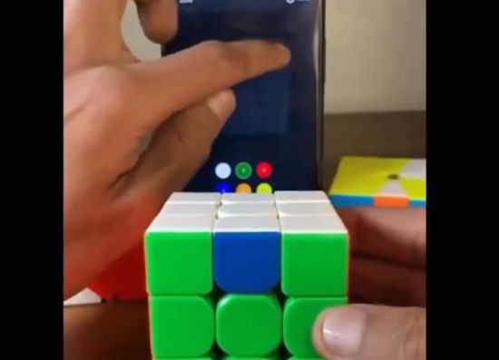 Собираем кубик Рубика с помощью Смартфона