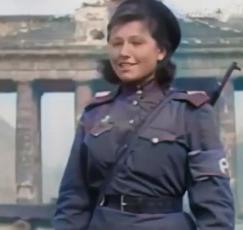 Берлин. Бранденбургские ворота. 1945 год