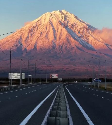 Красивейшая дорога на Камчатке⁠⁠