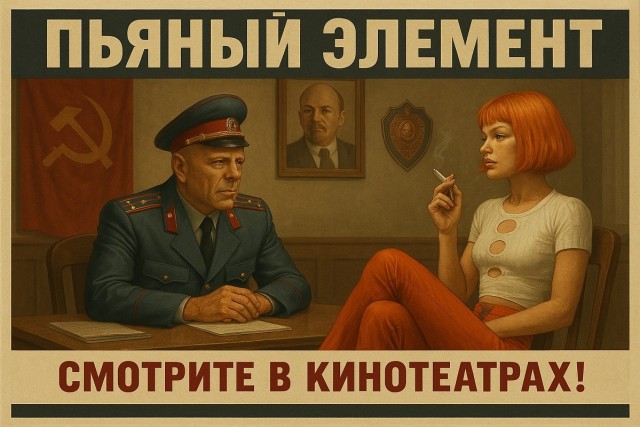 Афиши в советском стиле для фильмов, которых никогда не было