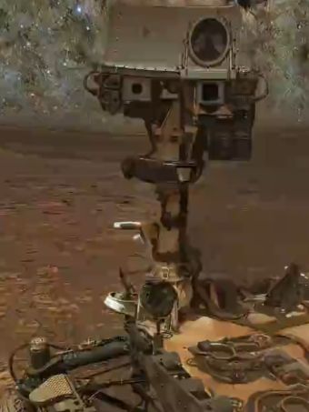 Марсоход NASA Curiosity показал как выглядит ночное небо на красной планете в 225 миллионах километров от нас