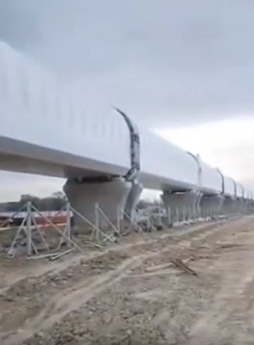 В Китае построили проект Hyper loop