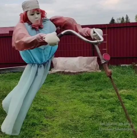 Летающее пугало своими руками