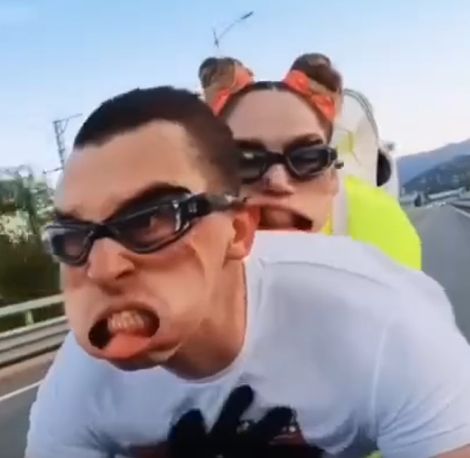 Почему нужно ездить в шлеме!⁠⁠