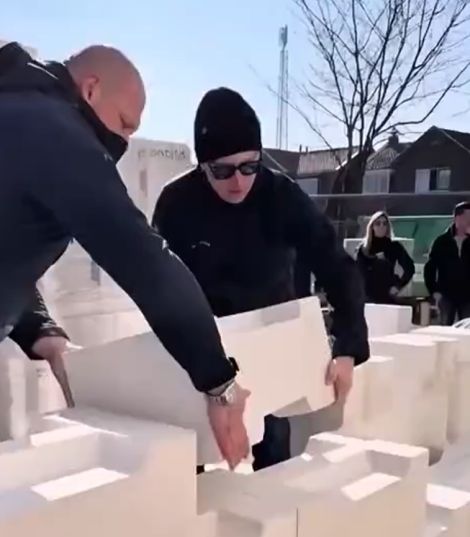 Дом из газоблока за один день