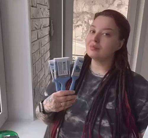 Лайфхак с носком для покраски труб⁠⁠