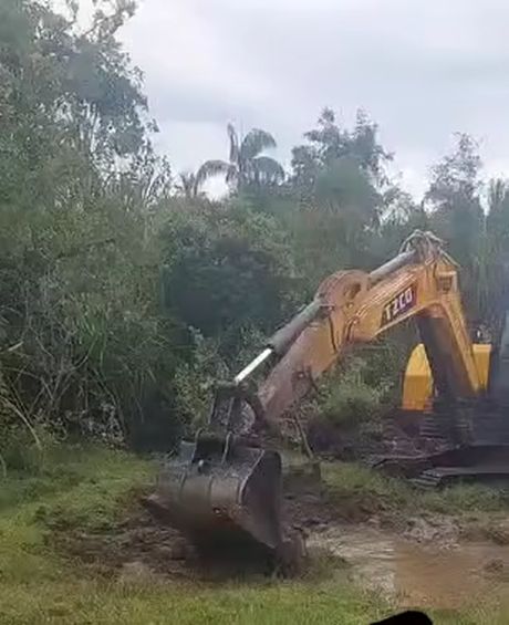 Когда копаешь канаву для водостока и случайно находишь земляного червя для рыбалки⁠⁠