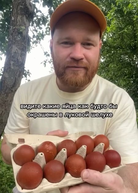 Разноцветные яйца⁠⁠