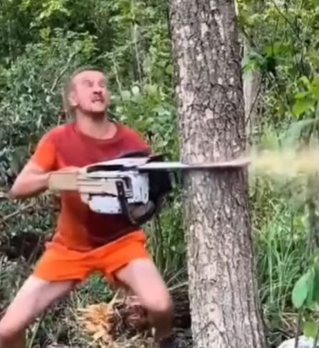 Психический дровосек нашел пилилку