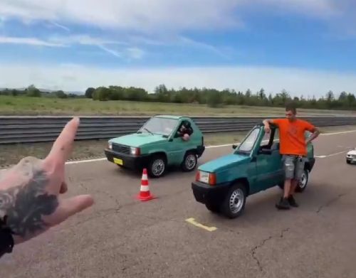 В Италии прошла гонка между самой короткой, самой узкой и самой низкой Fiat Panda